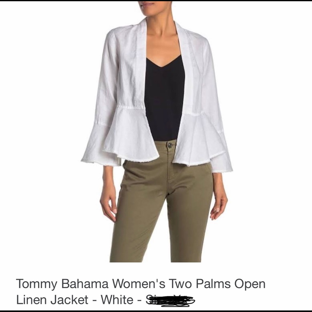 NWT! New Tommy Bahama linen jacket in medium